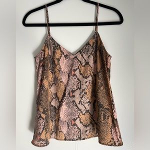 Banana Republic SL cami April warm snake size XS